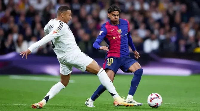 Dự đoán cuộc đối đầu cá nhân giữa Mbappe và Lamine Yamal trước Siêu kinh điển