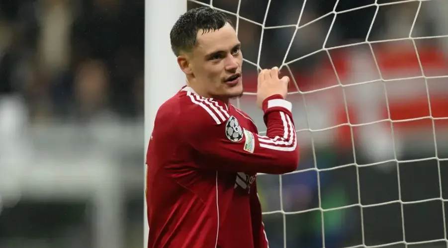 Florian Wirtz trong màu áo Liverpool, tân binh 116 triệu bảng đang cố gắng thích nghi với Ngoại hạng Anh