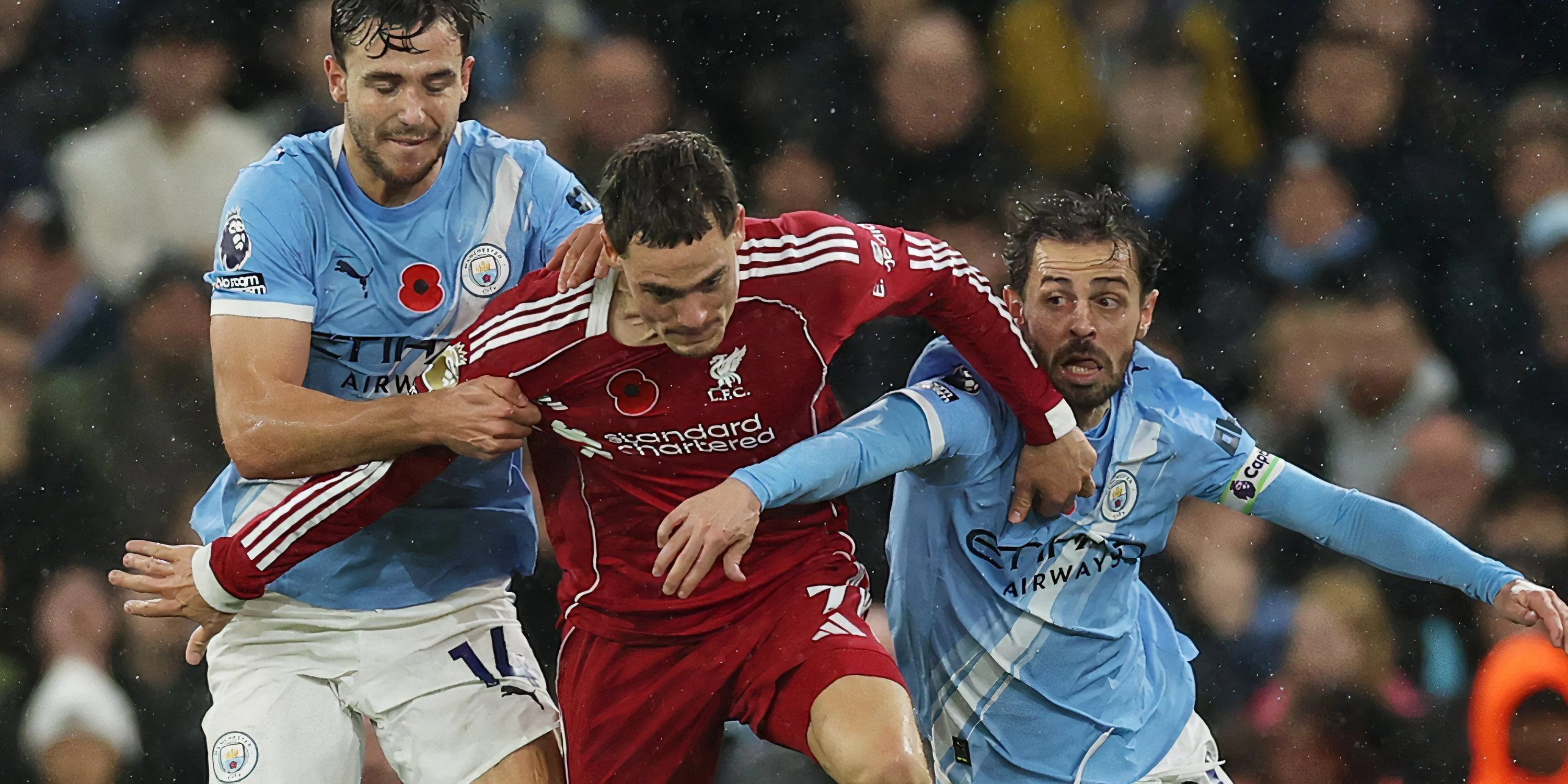 Florian Wirtz trong trận thua Liverpool trước Manchester City 0-3