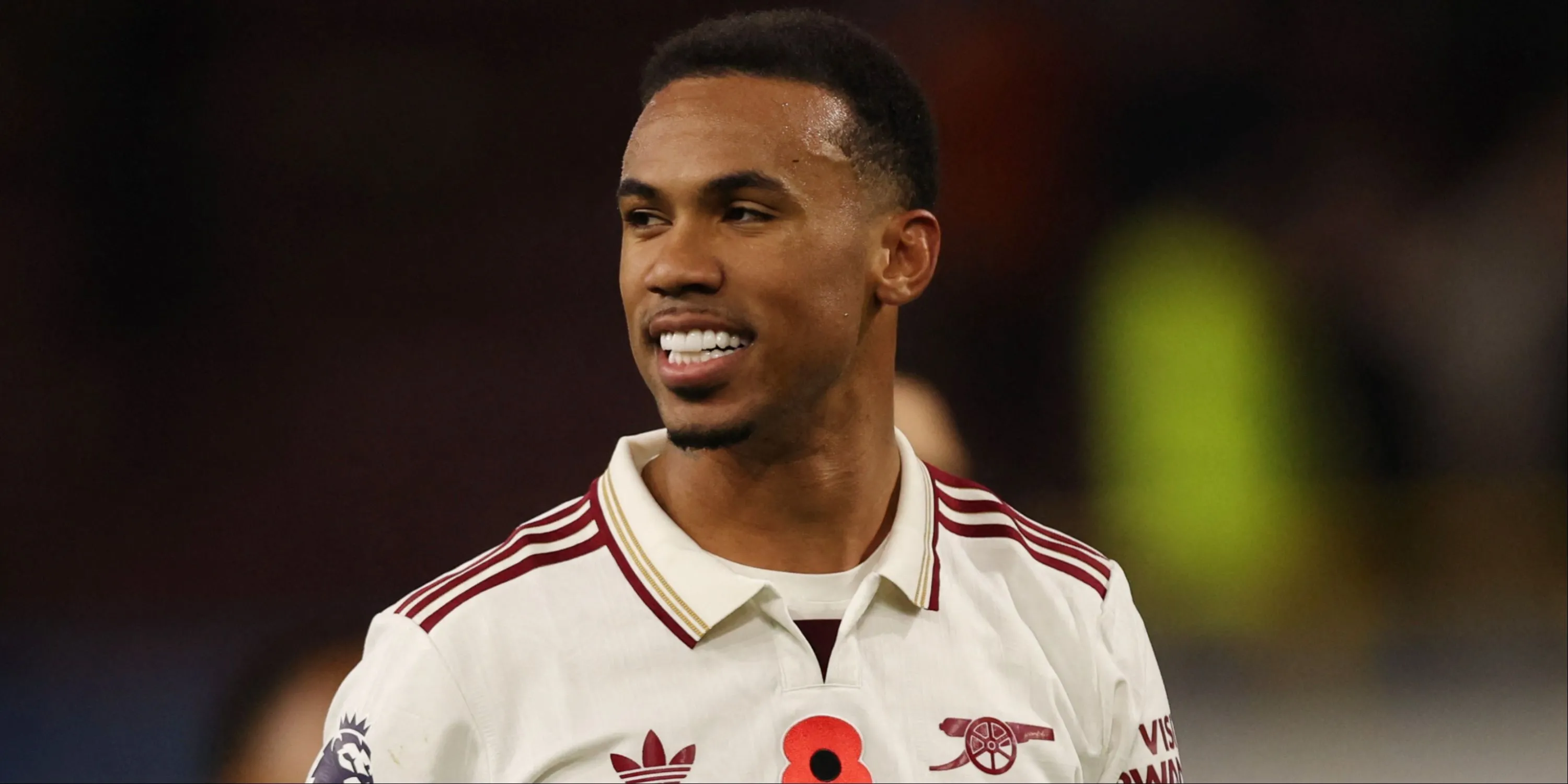 Gabriel Magalhães trong trận đấu giữa Arsenal và Burnley