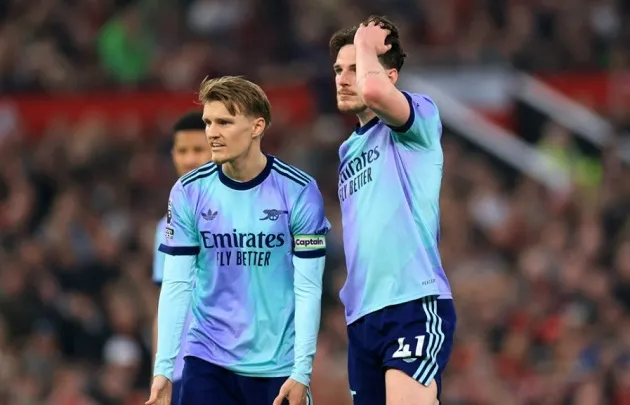 Arsenal có thể để Odegaard và Rice đá cạnh nhau vào cuối tuần.